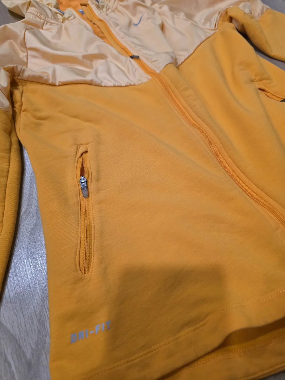 Nike Women’s Two-Tone Orange Hooded Jacket